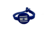 צמיד דגל ישראל מגומי ליום העצמאות